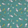 Printed Cotton SRUMI Tarragon / Forest Multicolored